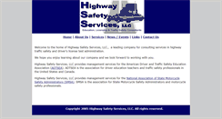 Desktop Screenshot of highwaysafetyservices.com
